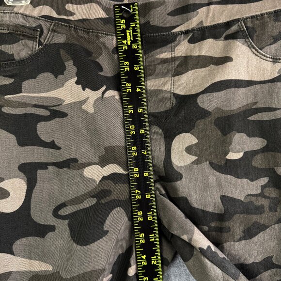 NATURAL REFLECTIONS Platinum Stretch Camo Jogger Pants Large Cotton Blend - Picture 8 of 12